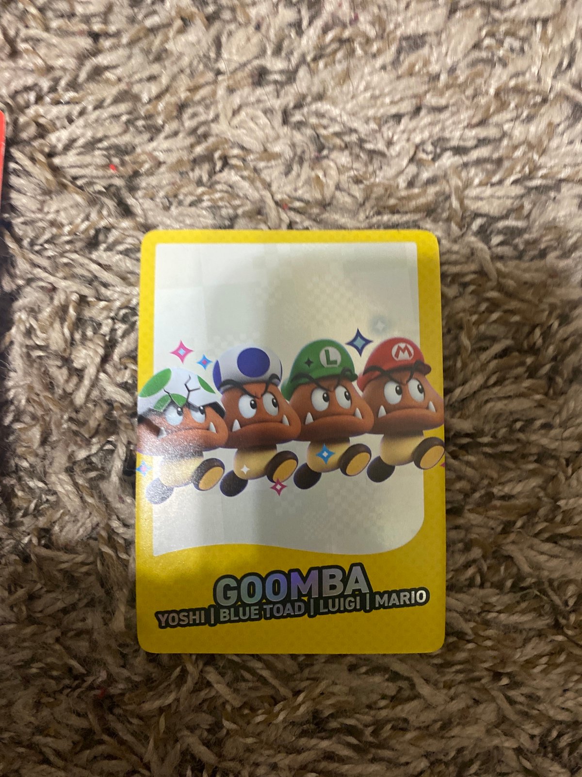 Super Mario wonder cards