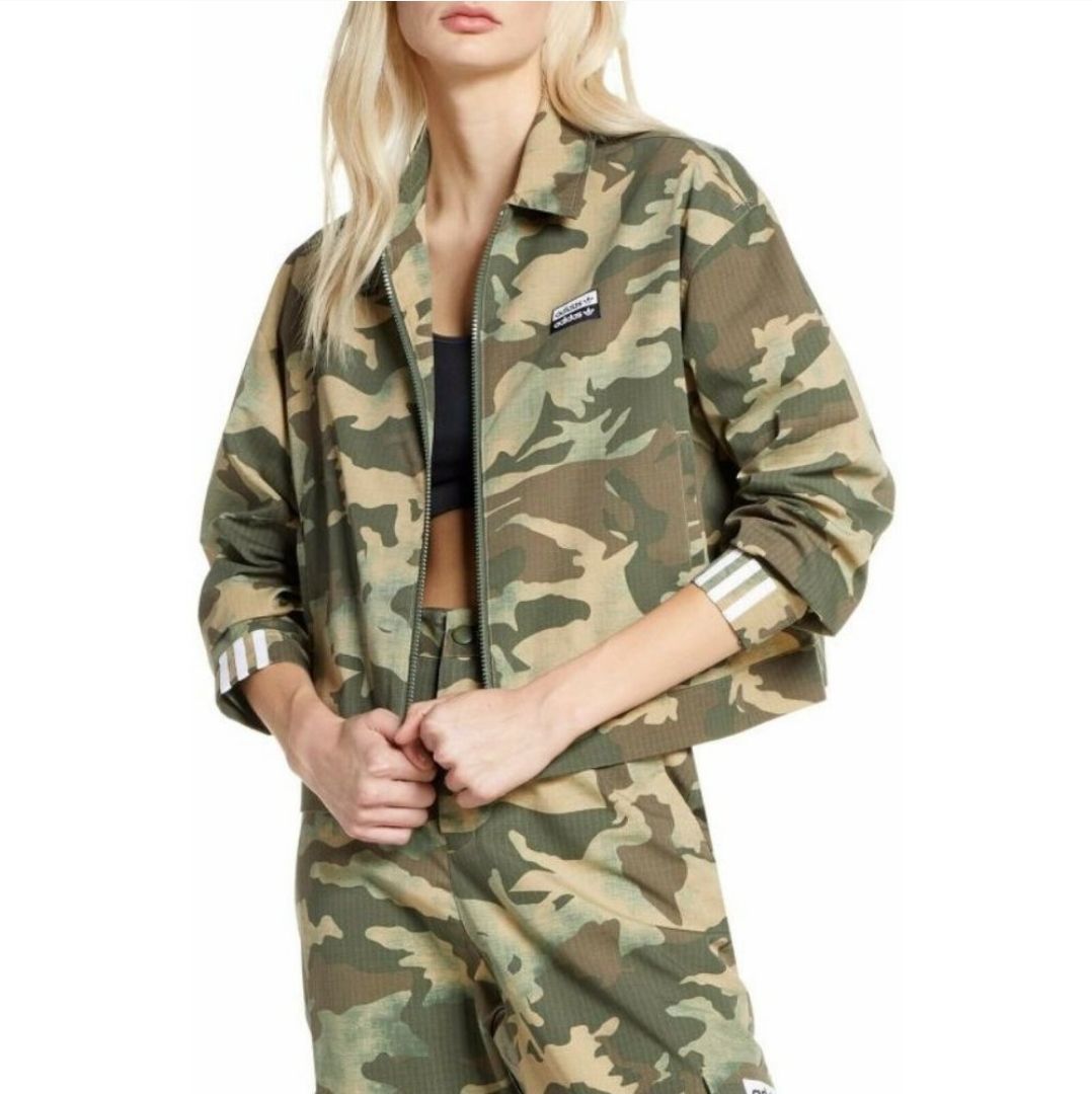 Adidas Track Top Camo Jacket M