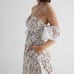 NWT Express Embroidered Crochet Off The Shoulder Halter Romper - SOLD OUT ONLINE