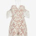 NWT Express Embroidered Crochet Off The Shoulder Halter Romper - SOLD OUT ONLINE