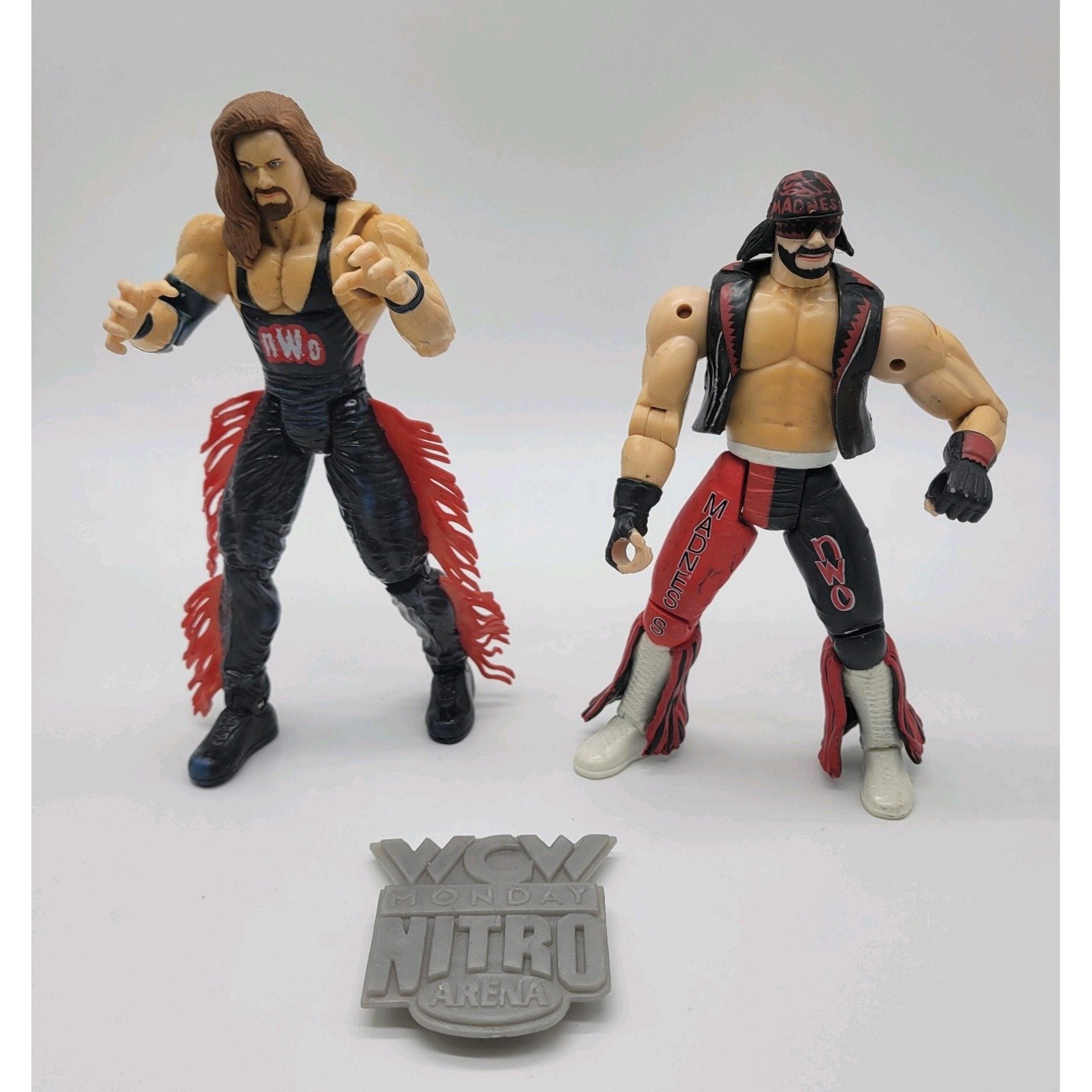 Macho Man Randy Savage & Kevin Nash 1999 Action Figure WWF WWE WCW Toybiz NWO