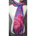 Vintage Cesandre Paris Pink And Purple Abstract Bubble Scarf