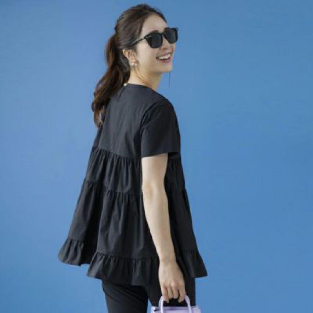 That tiered blouse in black is out of stock.
