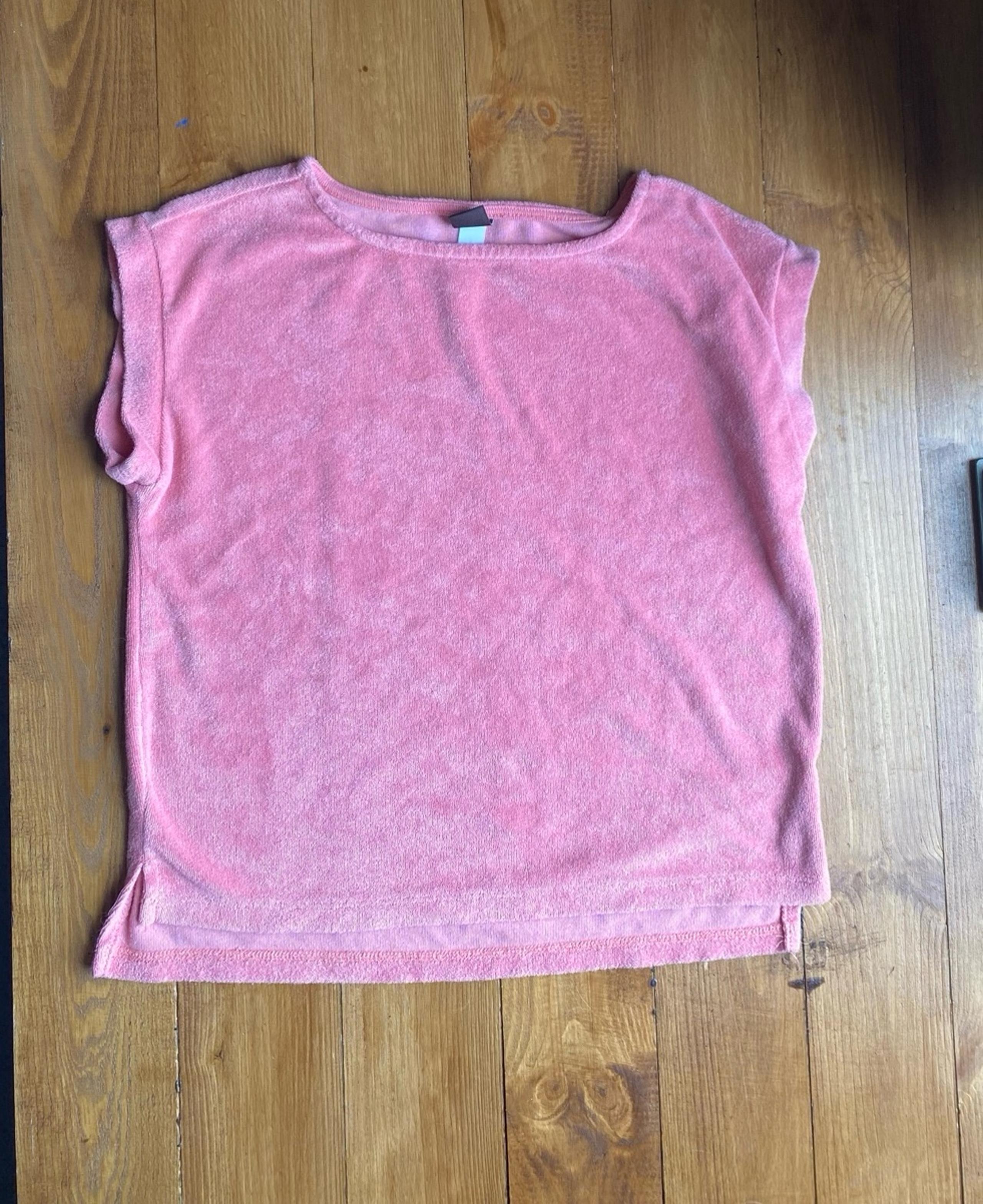 Tea Collection Terry Toweling SS Tank Girls 12 VVGUC