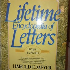 Lifetime Encyclopedia of Letters By Harold E. Meyer