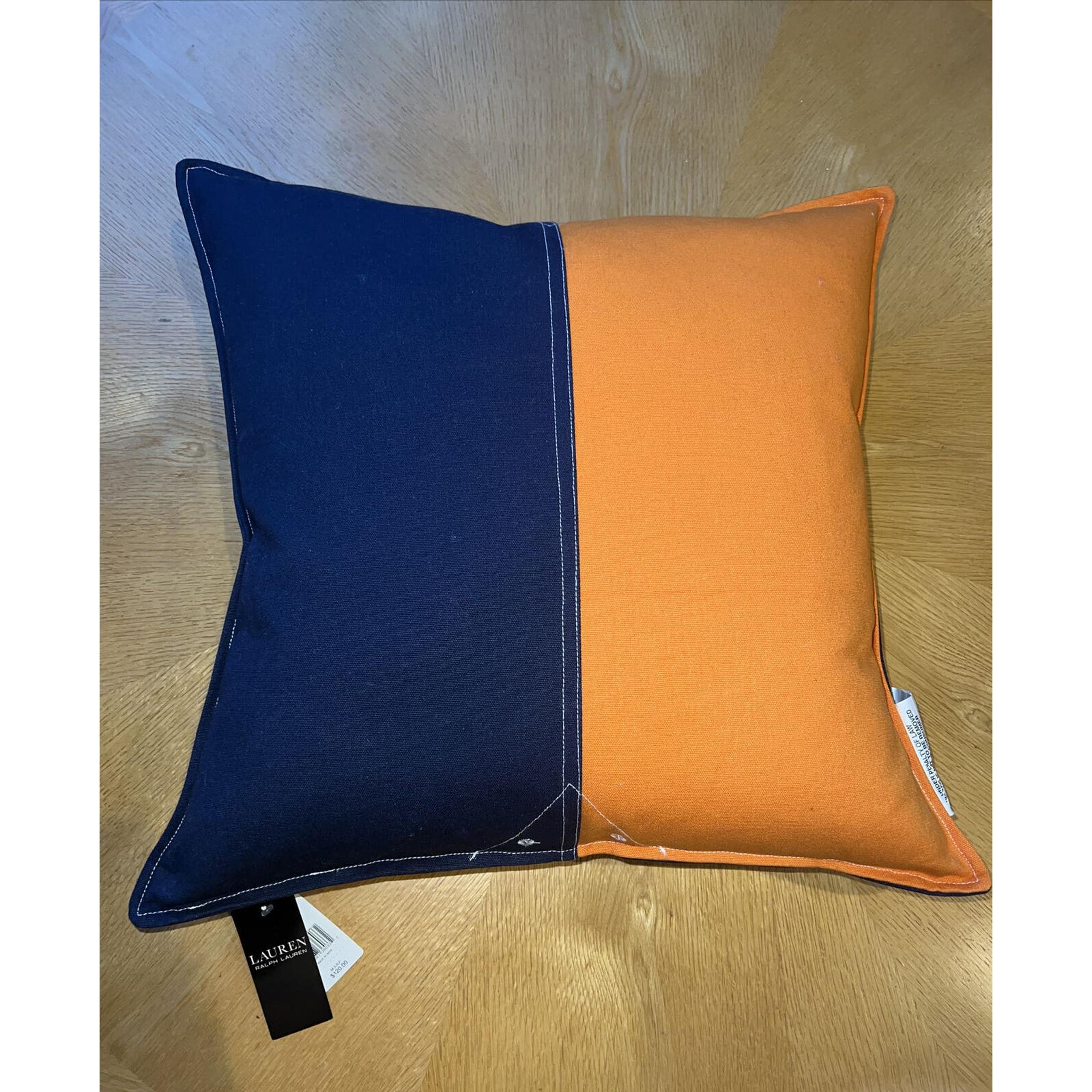 Ralph Lauren Casey Colorblock Decorative Throw Pillow NEW