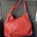 Authentic Coach Madison Maggie Burnt Orange Leather Hobo Shoulder Purse