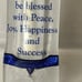 Fused Glass Mezuzah With Home Blessing Includes A Kosher Scroll And Brass Screws