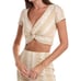 OCEAN DRIVE Sand Dune Hibiscus Printed Knit Top and Pants Set