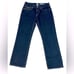 True Religion Dark Wash Flap Pocket TR Logo Jeans Size 32
