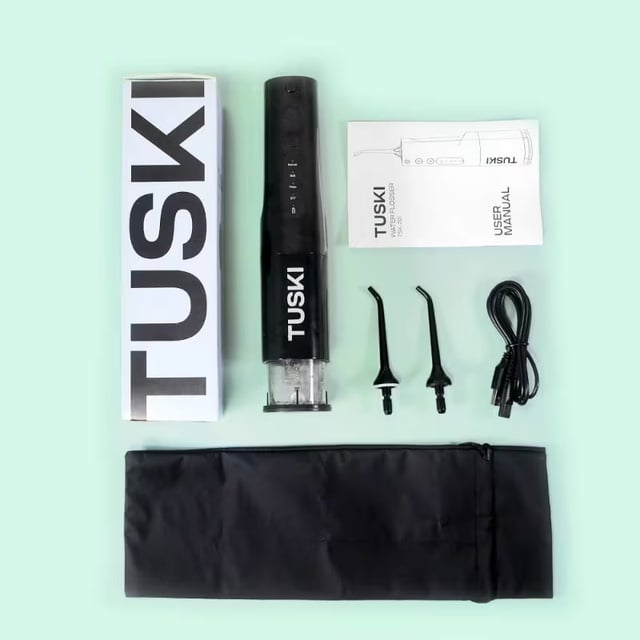 Tuski Water Flosser - Black - New Never Opened