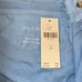 Anthropologie Babydoll Muscle Tank Top in Blue Ruffled Hem Bottoms Size M Fit L