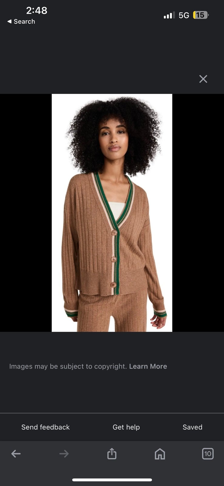Monrow wool/cashmere cardigan
