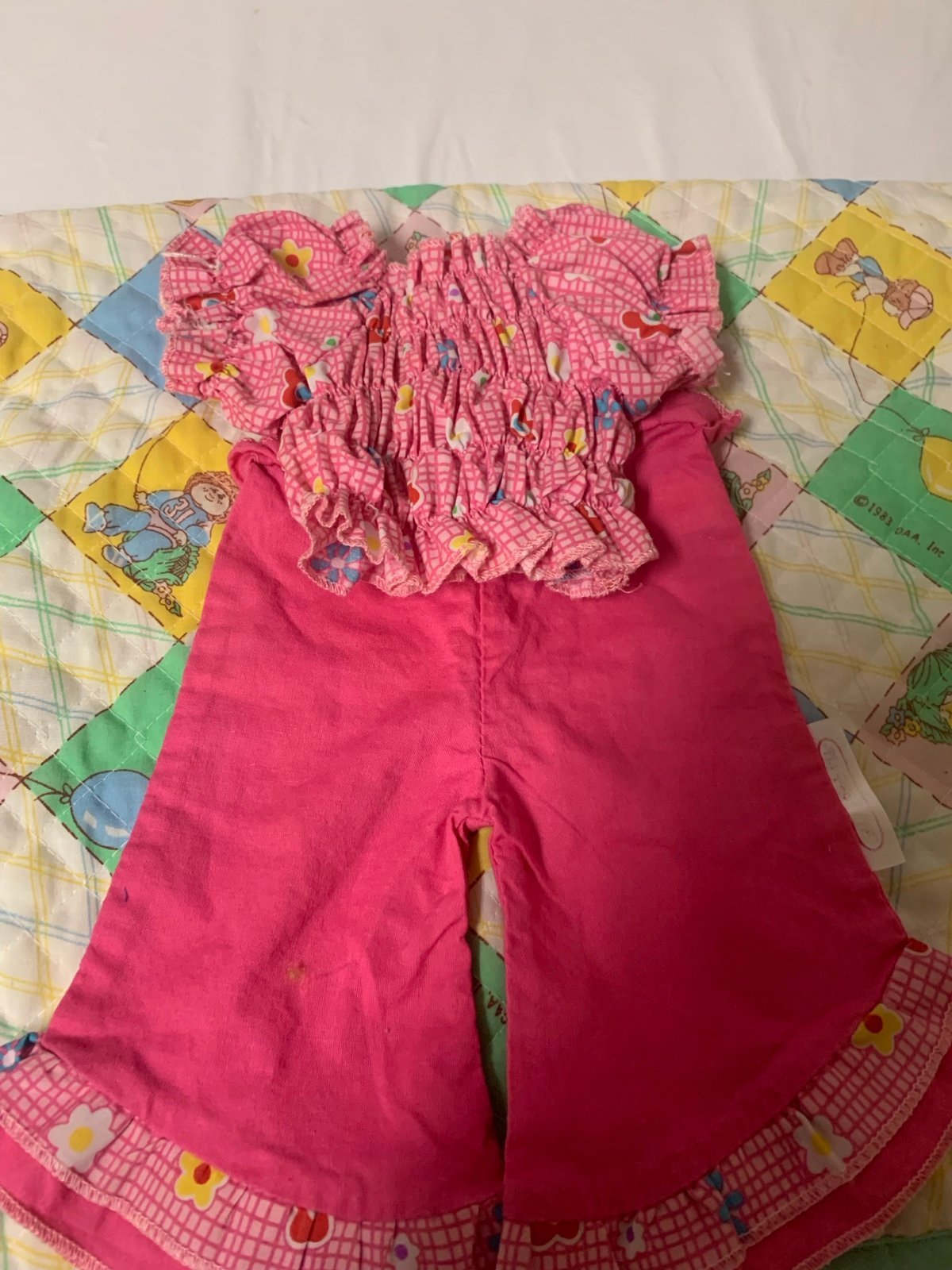 Vintage Cabbage Patch Kids Play Along Outfit