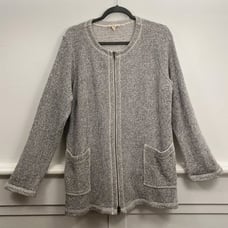 Eileen Fisher Full Zip Sweater Jacket – Women's Large