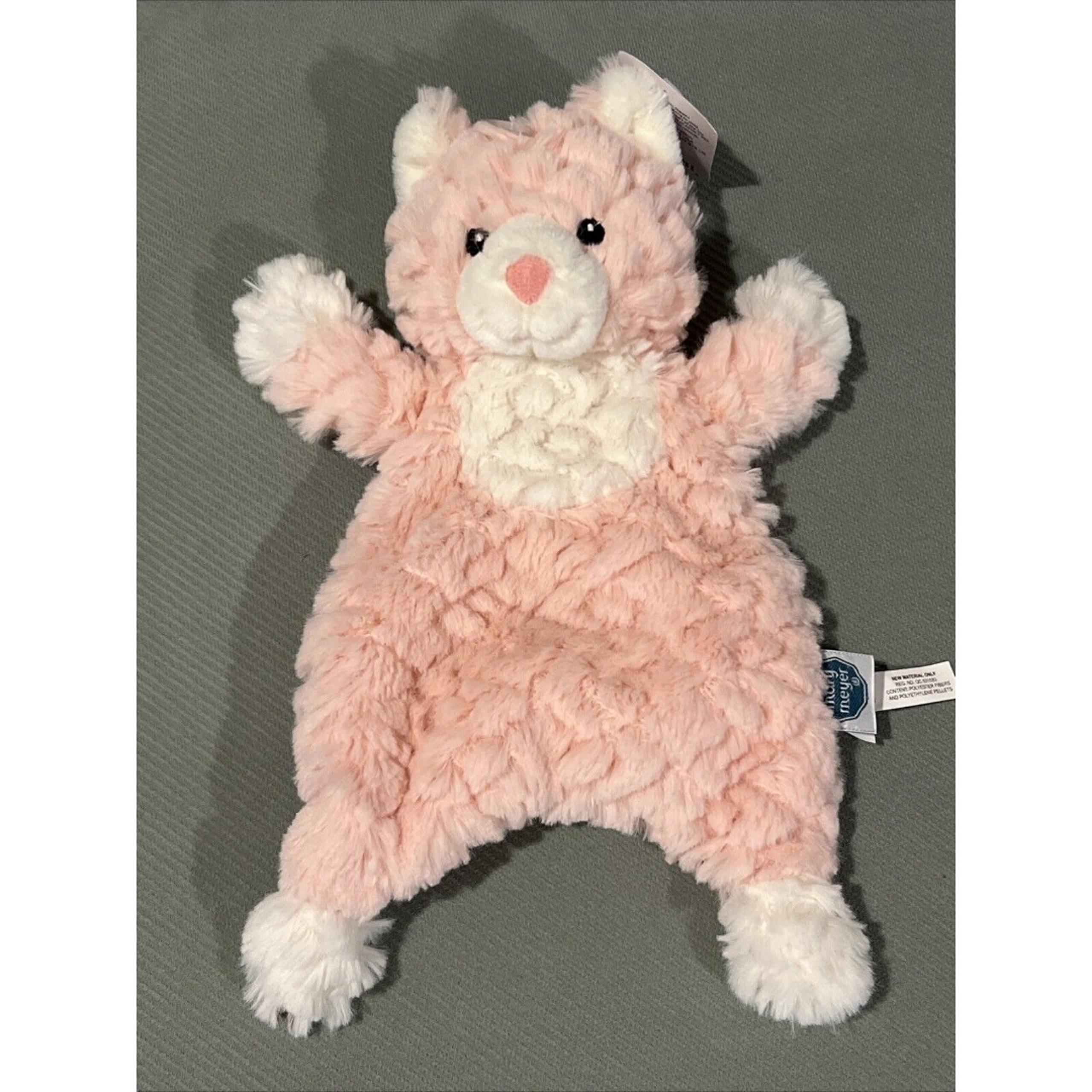 MARY MEYER Baby Putty Kitty Lovey Pink Soft Plush Nursery Baby #42794 New
