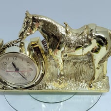 Mastercrafters clock horse vintage 1960s