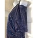 Sequin Cold Shoulder Dress Short Sleeve Blue & Black Sparkle Party Outfit Womens