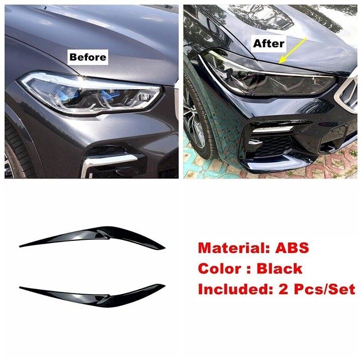 2019+ For BMW X5 G05 Light Brow PG Style Gloss Black Brand New