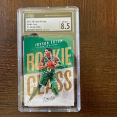 2017-18 Panini Prestige Jayson Tatum Rookie Class CSG 8.5