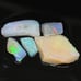 Stunning Rough Brazilian Horca Opal Parcel With Broad Colorful Flashes