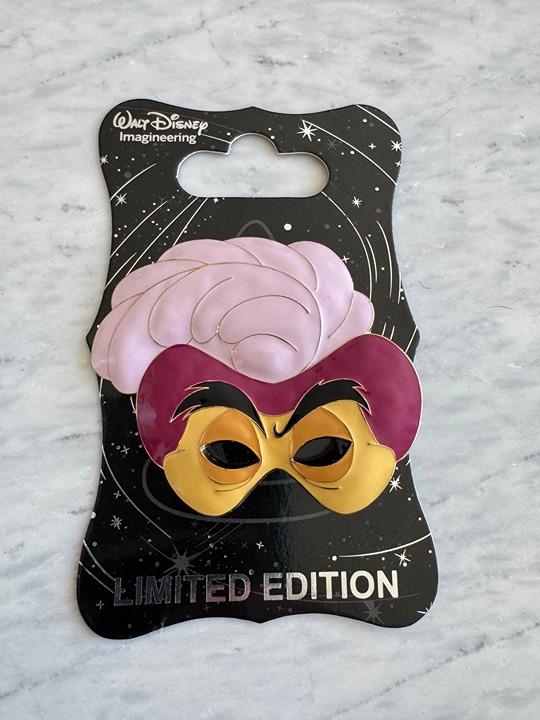 Disney D23 Expo 2017 MOG WDI Villain Mask Captain Hook Peter Pan Pin LE 300