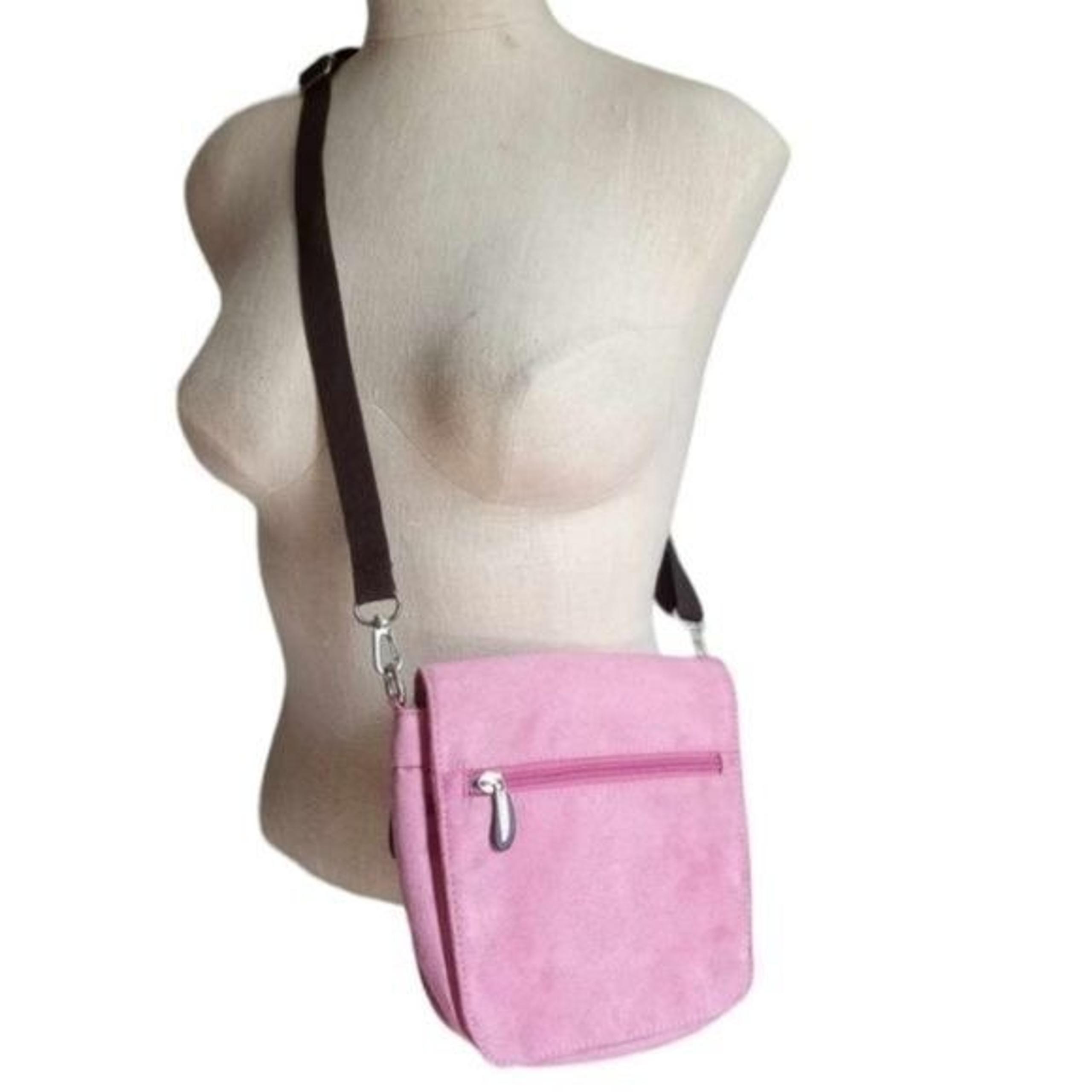 Travelon Bag Crossbody Shoulder Handbag Fanny Pack Waistbag WOMEN'S WOMAN'S PINK