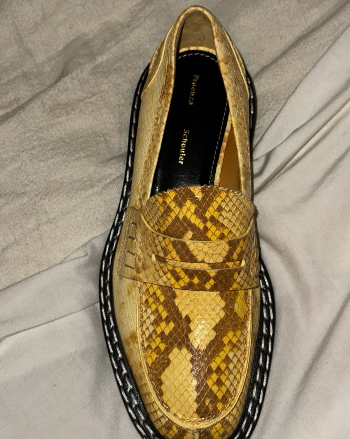 Proenza Schouler Snake Print Loafers | Made in Italy | EU 40 (US Women’s 9)New