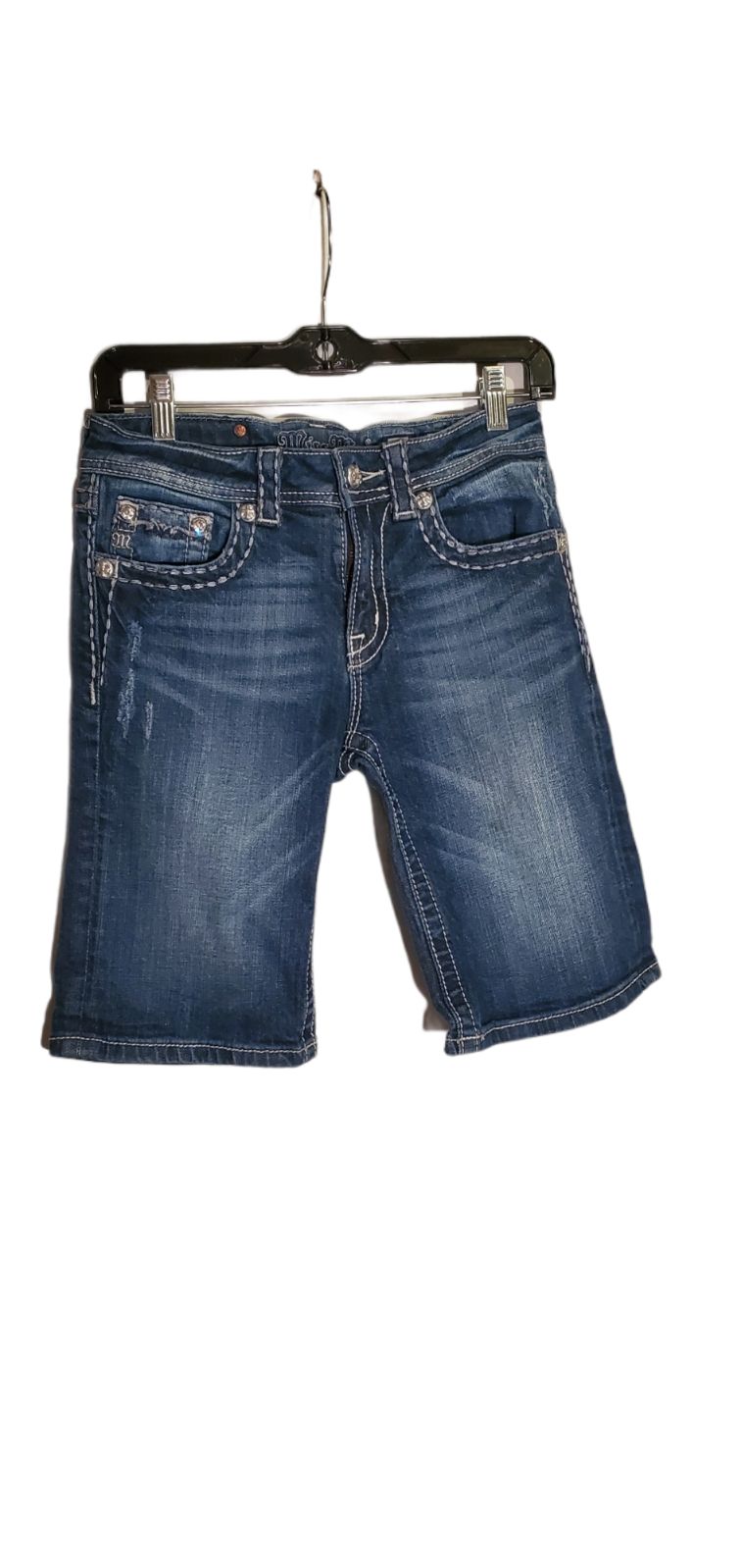 Miss Me Boyfriend Bermuda Jean Shorts De
