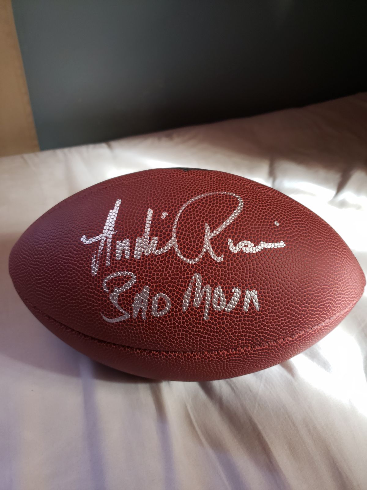 Andre Rison Signed Football
