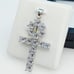 925 Sterling Silver Cubic Zirconia Pendant, UU1P6A6025