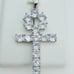 925 Sterling Silver Cubic Zirconia Pendant, UU1P6A6025