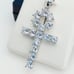925 Sterling Silver Cubic Zirconia Pendant, UU1P6A6025