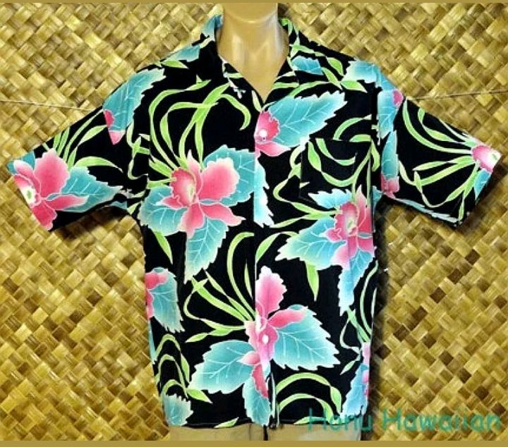 Mens HAWAIIAN Shirt - Air Brushed. XL