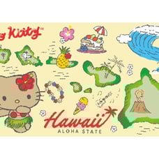 Hawaii Hello Kitty beach towel