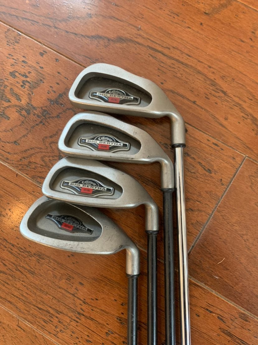 Set of 4 Callaway Big Bertha golf clubs