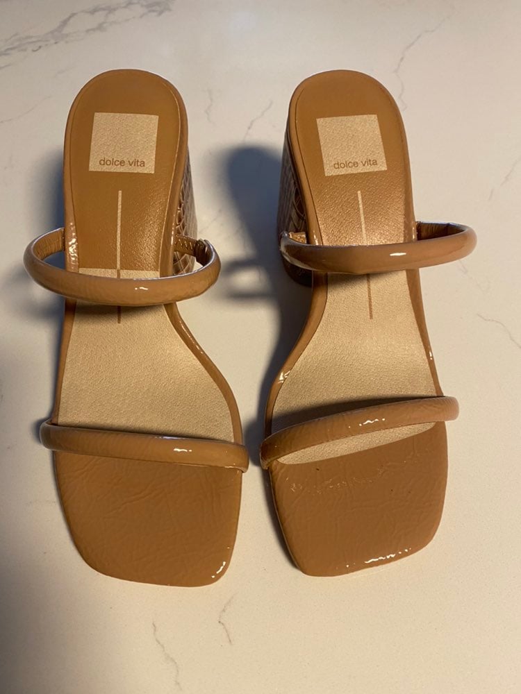 dolce vita slide sandals, brand new