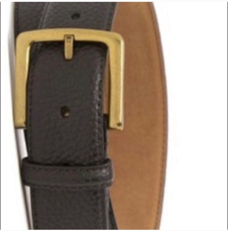Cole Haan Leather Stitched Belt.