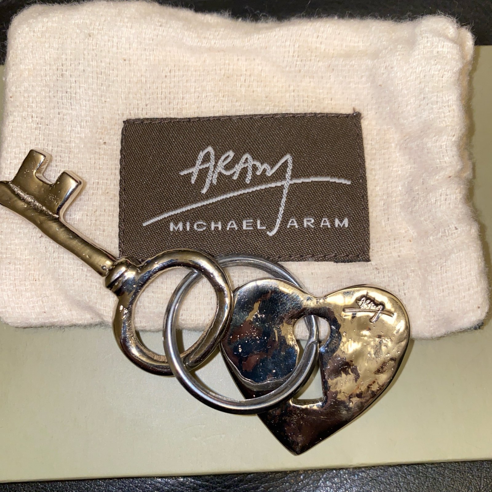 Michael Aram Key to My Heart Keychain Bag Charm