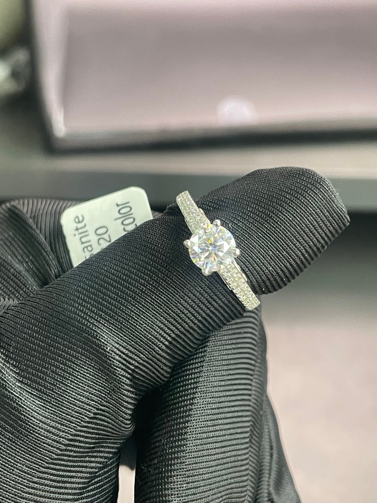 925 Silver Moissanite Ring