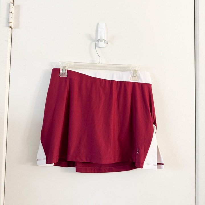 WILSON Burgundy Red Tennis Skirt Skort Casual Workout Athletic Medium