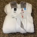 Luxury plush robe with faux fur hoodie
