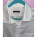 BURBERRY London Size 17 Men Dress Long Shirt White Button down 600
