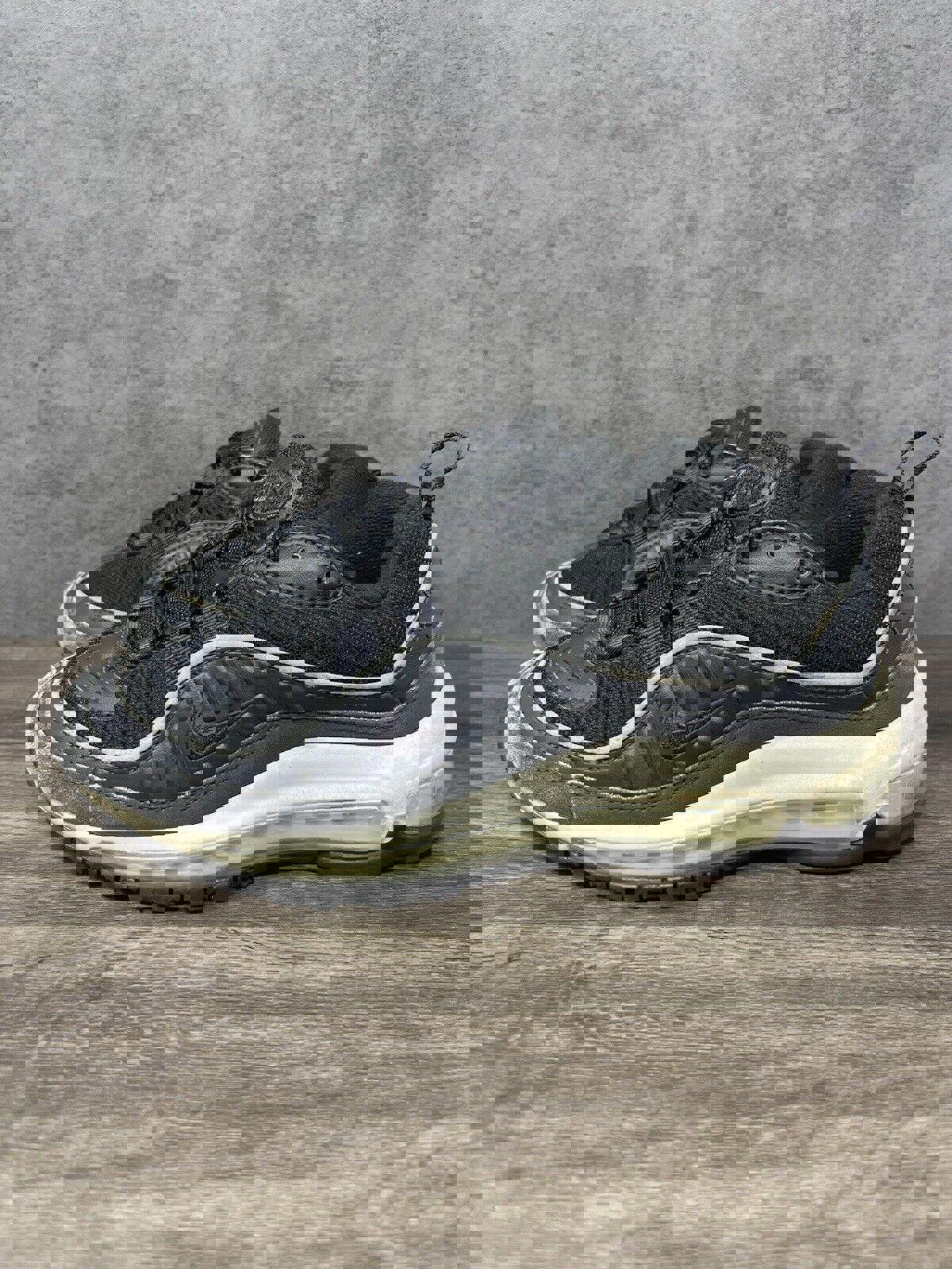 Nike Air Max 98 Size 4Y GS / 5.5 Wmns Oil Grey Black White Running Trainer BV487