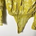 Women's Free People One On One Gold bell sleeves Bodysuit NWT size S