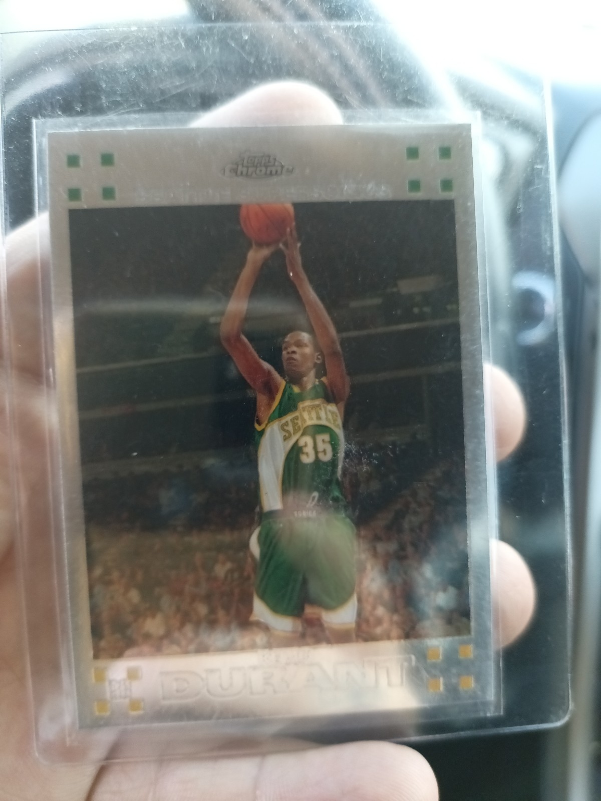 2007 2008 Topps Chrome Kevin Durant rookie card