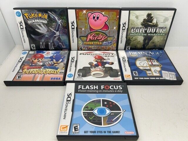 Nintendo DS Game Bundle w/ Pokemon Diamond Version