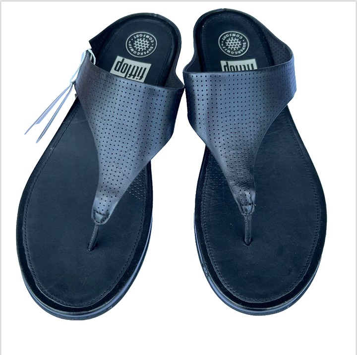 Womens Black Fitflop Sandals Size 9 Style Banda