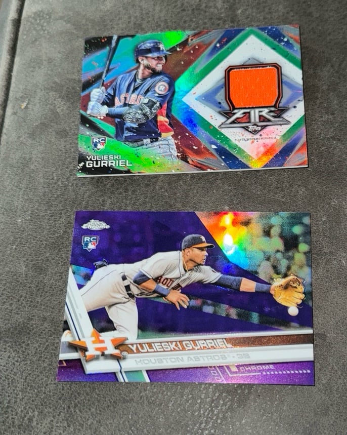 Lot Rookie Lot Yulieski Gurriel Astros/ Braves