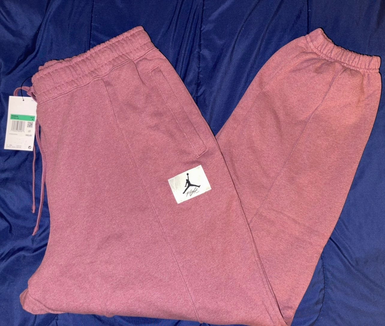 Nike Air Jordan Essential Fleece Mulberry Pink Jogger Sweatpants